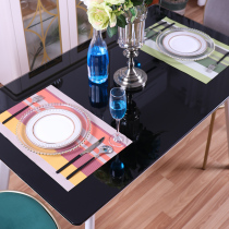 PVC insulated table mat Western placematres insulated waterproof Hotel plate mat household coaster Nordic anti-hot mat bowl mat