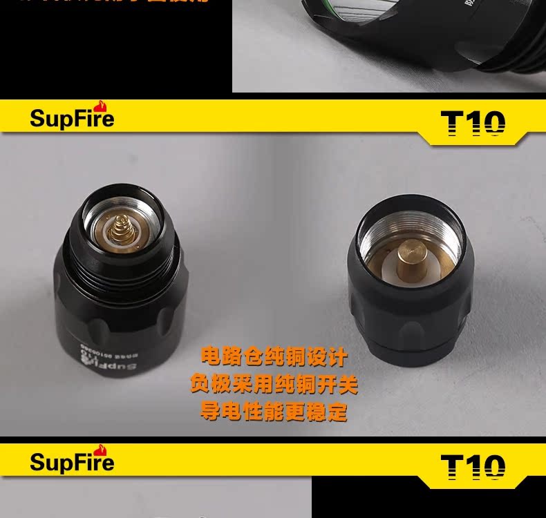 Lumière vélo SUPFIRE - phare - Ref 2399286 Image 14