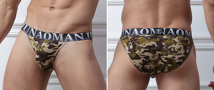 Thời trang 2019 nĩa nam cao cấp mẫu áo thun nam gợi cảm quần lửng cạp thấp ngụy trang nam đồ lót cotton trẻ trung - G-string do lot nam