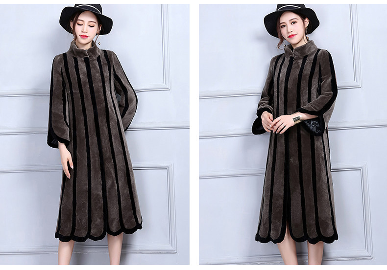 Manteau de fourrure femme NERAZZURRI - Ref 3171930 Image 25