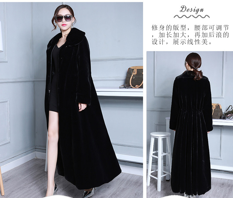 Manteau de fourrure femme NERAZZURRI - Ref 3173053 Image 8