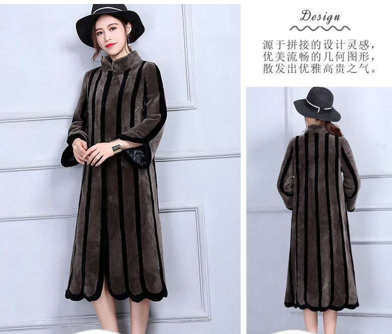 Manteau de fourrure femme NERAZZURRI - Ref 3171930 Image 8