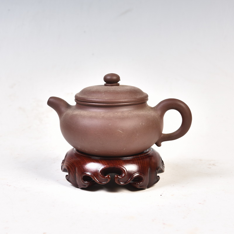 Red wingceltis spend pear mahogany round base solid wood furnishing articles log base stone, jade zisha teapot tea base