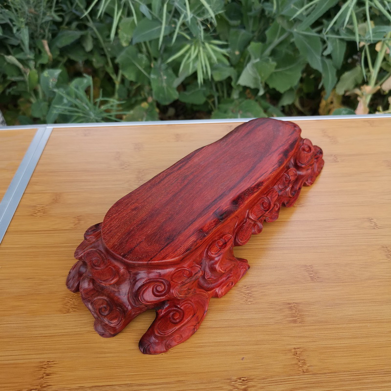 Pianology picking 82 redwood carved base solid wood handicraft furnishing articles base with flowers miniascape base