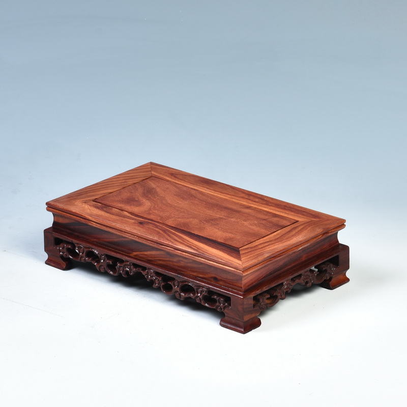 Pianology picking mahogany base rectangle flowers miniascape base solid wood square home decoration pastry base