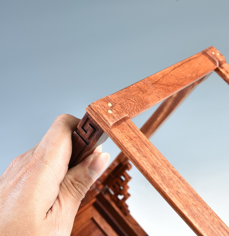 Pianology picking mahogany base Burma hua limu miniascape of carve patterns or designs on woodwork wood, a square base flower shelf furnishing articles