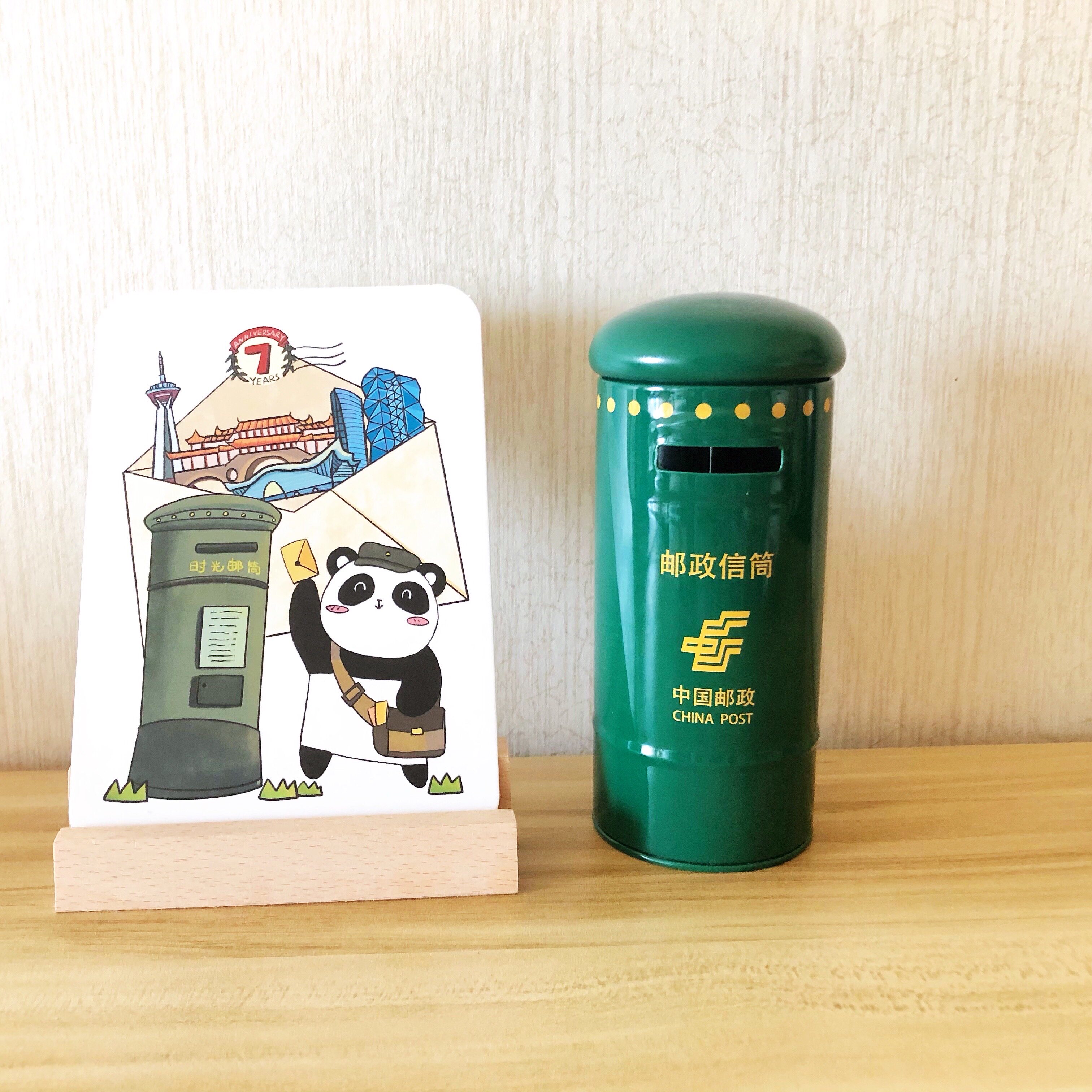 Postal Letter Drum Deposit Pot Deposit Money Cylinder Letterbox Letterbox Photography Props Home Little Fresh Decoration Small Hem