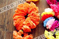 Оранжевый сложен в половине 25 см