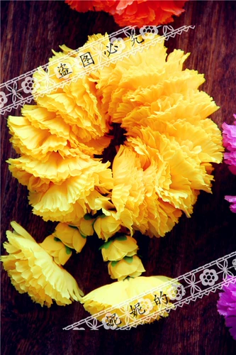 Тайское изготовление ручной работы цветочное кольцо золотого -полное короткое цветочное кольцо красочное желтое красное синее пурпурное симуляция цветочное кольцо поклонение