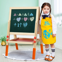 Tangram small blackboard whiteboard household childrens bracket type magnetic baby girl student writing dust-free drawing board