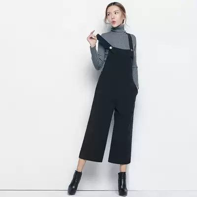 Van do Nicole adjustment baby bag pants women Large size New Eight wide leg pants women Spring and Autumn casual pants loose ankle-length pants