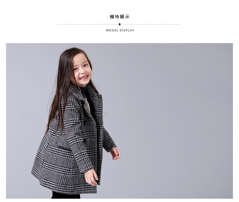 Manteau pour fille en mélange - Ref 2161564 Image 15
