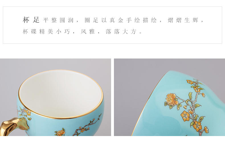 The porcelain Mrs Yongfeng source 280 ml keller porcelain cup Chinese wind lovers ceramic keller cup move
