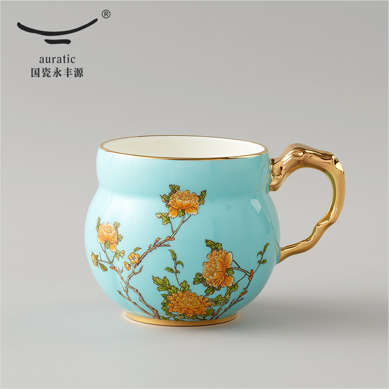 The porcelain Mrs Yongfeng source porcelain office 360 ml keller cup home tea cup Chinese wind ceramic cup