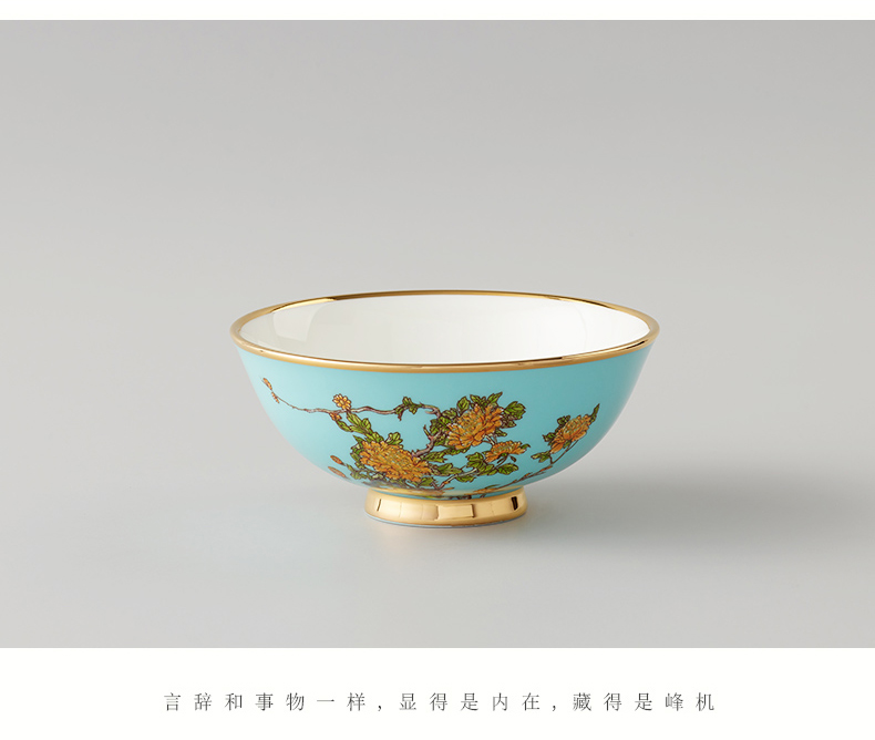 The porcelain porcelain tableware west lake blue bulk Mrs Yongfeng source 10000500 mm bowl