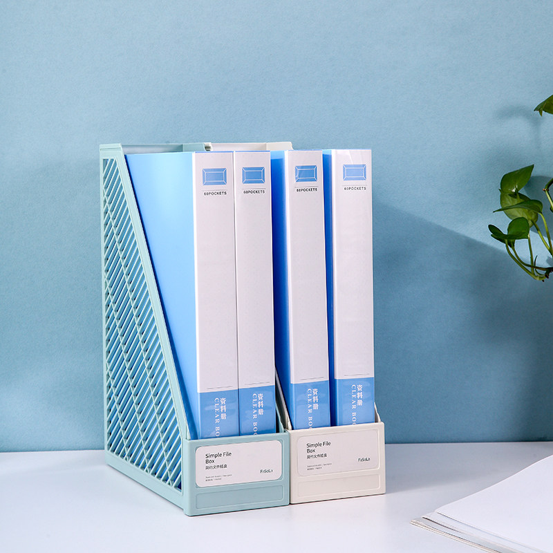 FaSoLa Document Frame Sub-information Shelf Bookshelf Office Supplies Shelf table Desktop finishing containing shelf