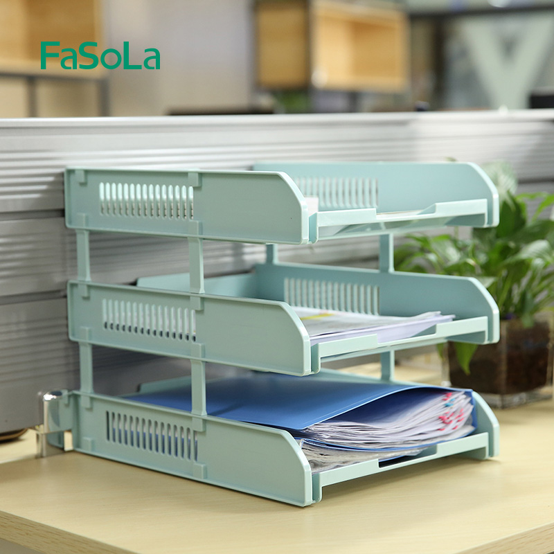 Minimalist office Desktop multilayer file containing basket Basket A4 Shelf Shelving shelf Large capacity Large