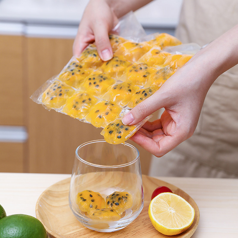 FaSoLa disposable ice bag Self-sealing ice bag Ice-bag edible frostbite fruit deity Ice Cubes molds