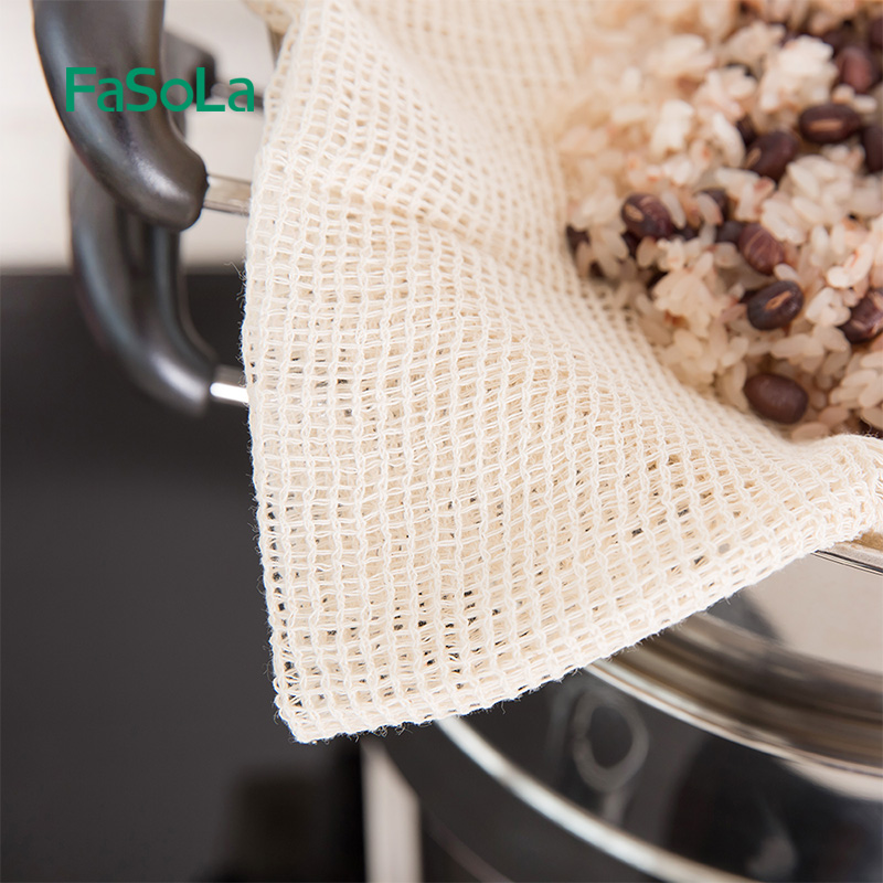 Steamed Buns Steamed Caged Mat Steamed Cage Cloth Nonstick Household Kitchen Steamed Cloth Pure Cotton Gauze Square Large Number Thickened