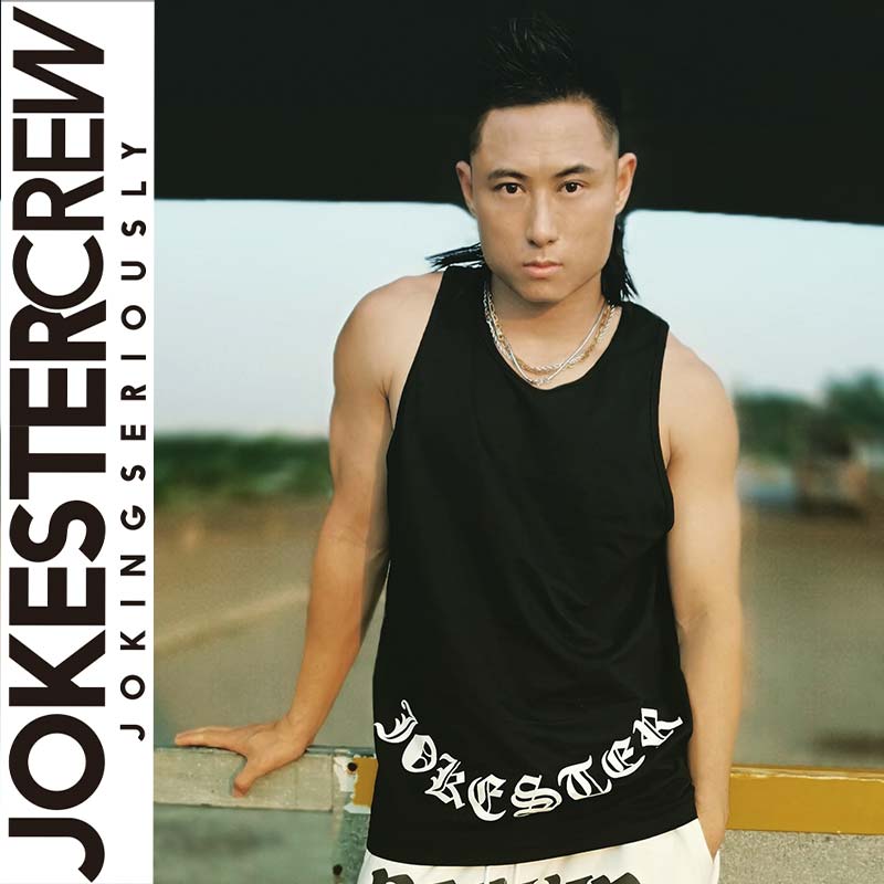 JOKESTER2020 Quốc Tide Summer New Hip đường Hip-Hop Hip-Hop In đàn ông giản dị của vest