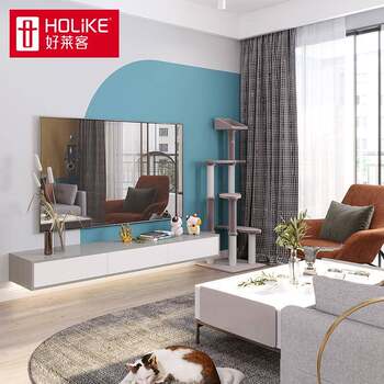 Haolaike whole house customized integrated wardrobe home bedroom sliding door wardrobe cabinet tv cabinet customized furniture