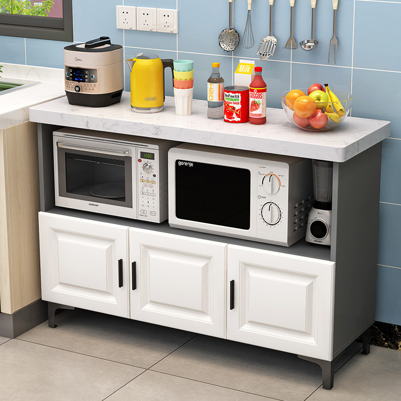Z marble sideboard kitchen cabinet locker stove simple home storage cupboard tea cabinet island table