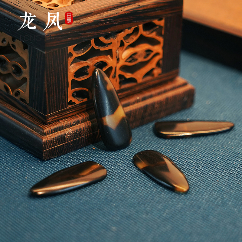 Guzheng nail polymer composite material children's adult professional playing-level groove dragon and phoenix brand prosthetics