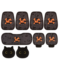 Four Seasons Black Cat Family-Seven Peece Set+Black Cat Pillow 2