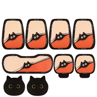 Four Seasons Peeping Cat-семь пьеса+подушка Black Cat 2