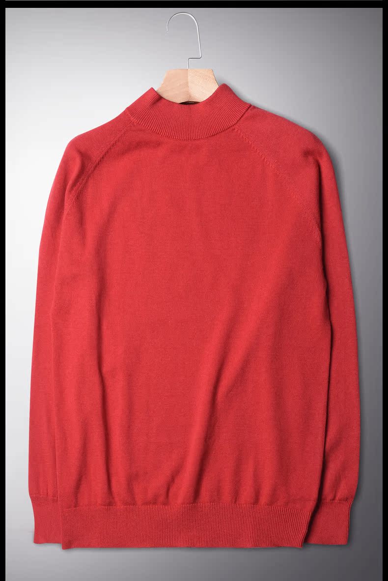 Áo len cổ cao cho nam áo len 2018 áo len mới cho nam len cashmere phiên bản Hàn Quốc mùa thu đông A - Áo len Cashmere áo đôi nam nữ