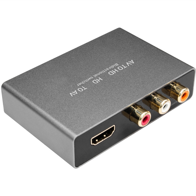 Av to HDMI Hd Converter 1080P Hd to Cvbs Converter Hd to 3Rca Bidirectional Switcher Av to HDMI Hd Converter 1080P Hd to Cvbs Converter Hd to 3Rca Bidirectional Switcher