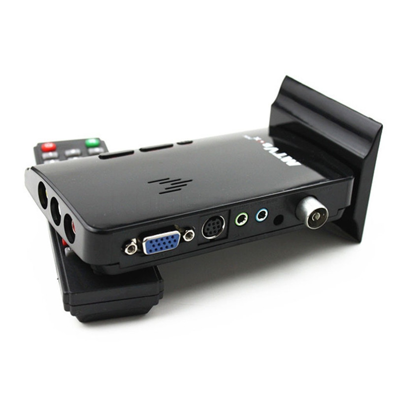 Rf Radio Frequency to Vga Converter Av Set-Top Box Connected to Lcd Tv Monitor Closed-Circuit Cable Signal Adapter