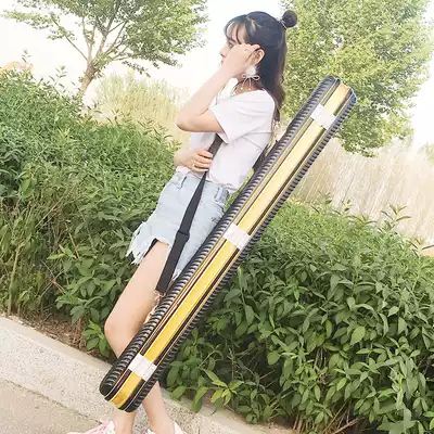 Pirate flag fishing rod bag hard shell fishing rod bag fishing rod bag Ultra-light portable rod bag 1 3 meters waterproof extended table fishing bag