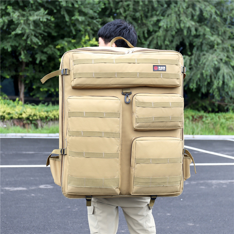 Eurostyle fishing chair bag double shoulder bag widening thick waterproof abrasion-proof super-capacity multifunctional fish-protection fishing gear fishing bag