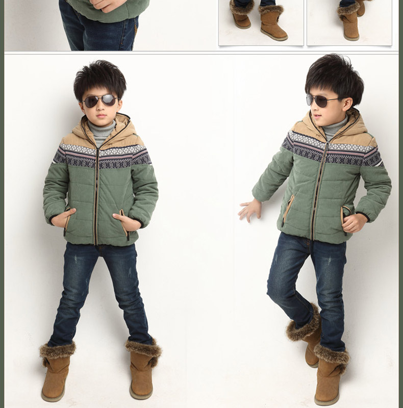Manteau pour garcon en flanelle - Ref 2164464 Image 16