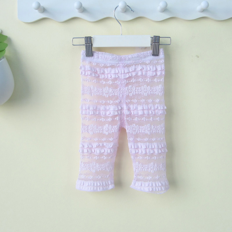 013 year old female baby lace leggings summer little girl pants