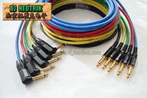 L-2T2S signal line mono 6 5 Musical instrument guitar line 6 35 big two core to L type large two core audio cable