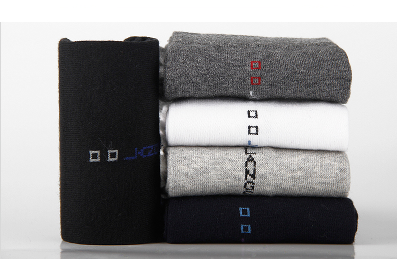 6 đôi hộp quà tặng vớ Langsha cotton nam bốn mùa vớ kinh doanh wz100% cotton cotton vớ cotton vớ nam quần tất nữ