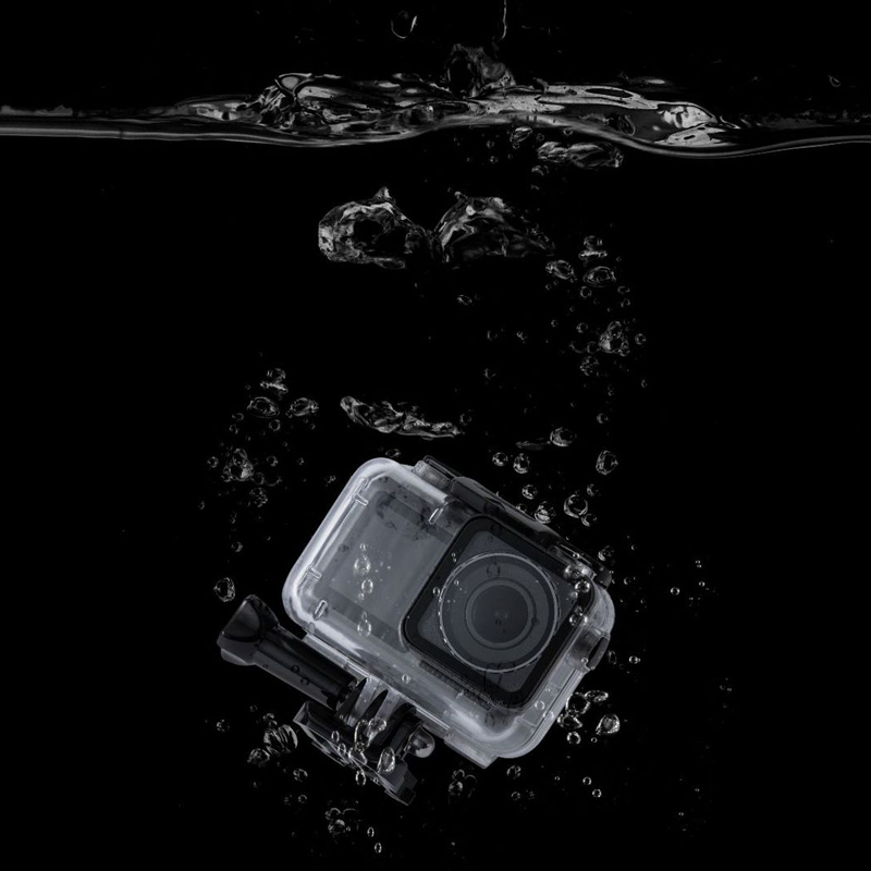 Suitable for DJI OSMO ACTION waterproof shell diving depth underwater shooting sports camera smart accessories protection box anti-fall transparent lens glass beach dust-proof fog