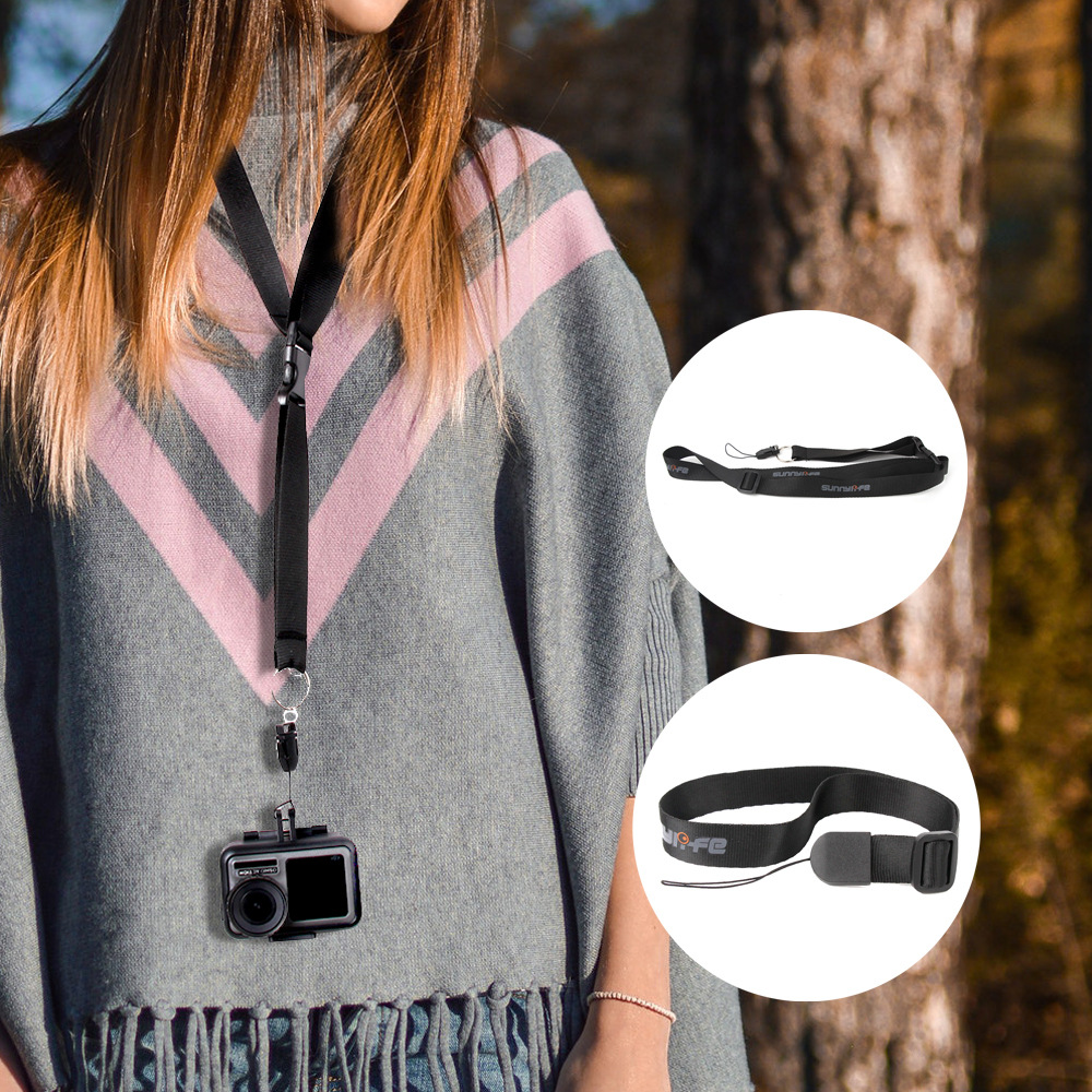 Suitable for DJI Dajiang Lingmu OSMO ACTION multi-function lanyard sports camera sling anti-lost hand rope anti-fall safety accessories