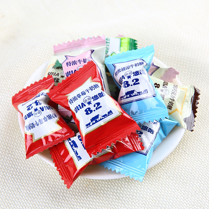 UHA Yuhart thick milk candy Japanese milk taste candy 500g bulk mixed wedding high-end happy candy wholesale