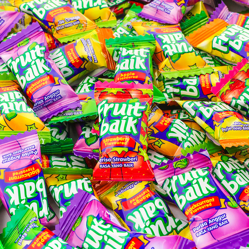 ADM Fruit Ultra Fruit Soft Sugar 500g Bulk Knot Wedding Delight Malaysia Imports mixed confectionery Small snacks