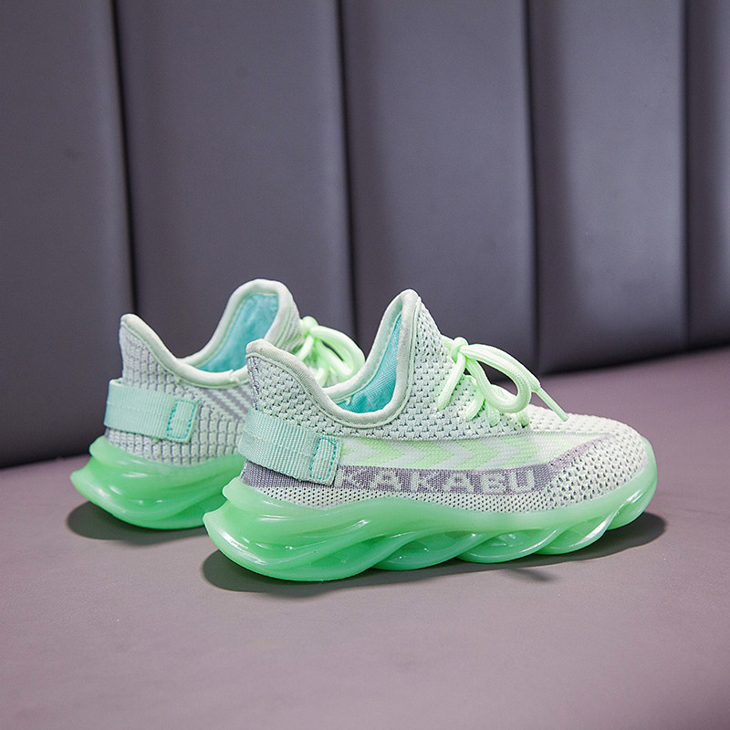 highlighter green shoes