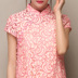 Tang trang phục dân tộc gió phong cách của phụ nữ Trung Quốc Tang váy cải thiện Han đầm ren sườn xám đầu retro bông và nghệ thuật trà gai phụ nữ quần áo 