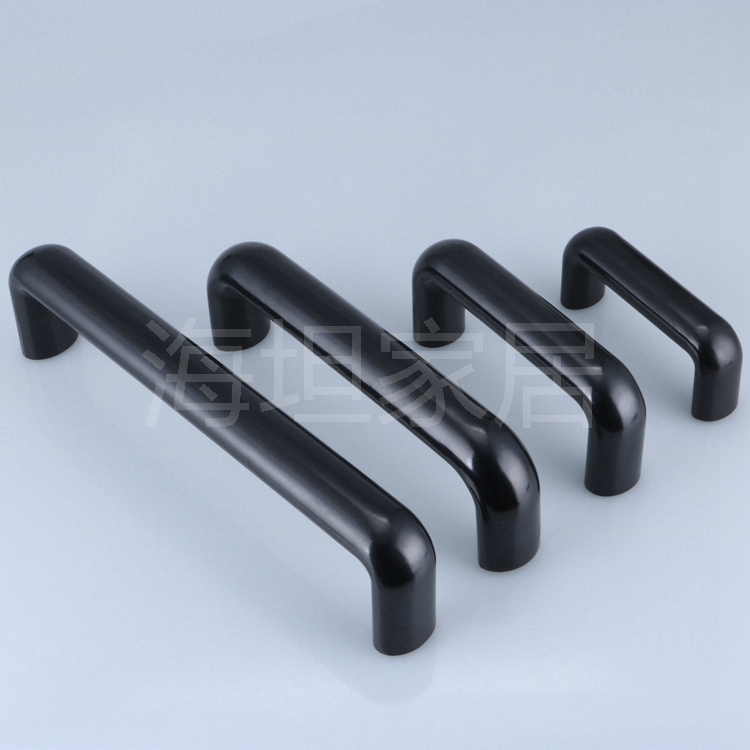 Haytan Gum Wood Handle Insulation Handle Power Distribution Cabinet Case Switch Cabinet Handle Black Glued Wood Oval Handle