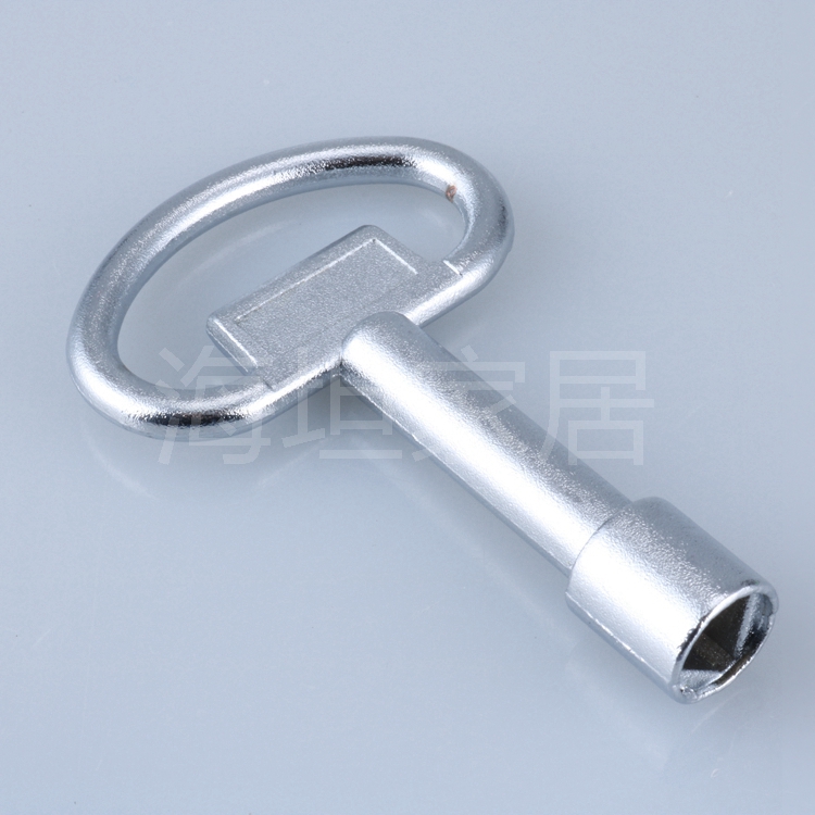 Elevator Triangle Key Toilet Electrometer Box Water Meter Box Key Host Shell Enclosure Key Zinc Alloy Material