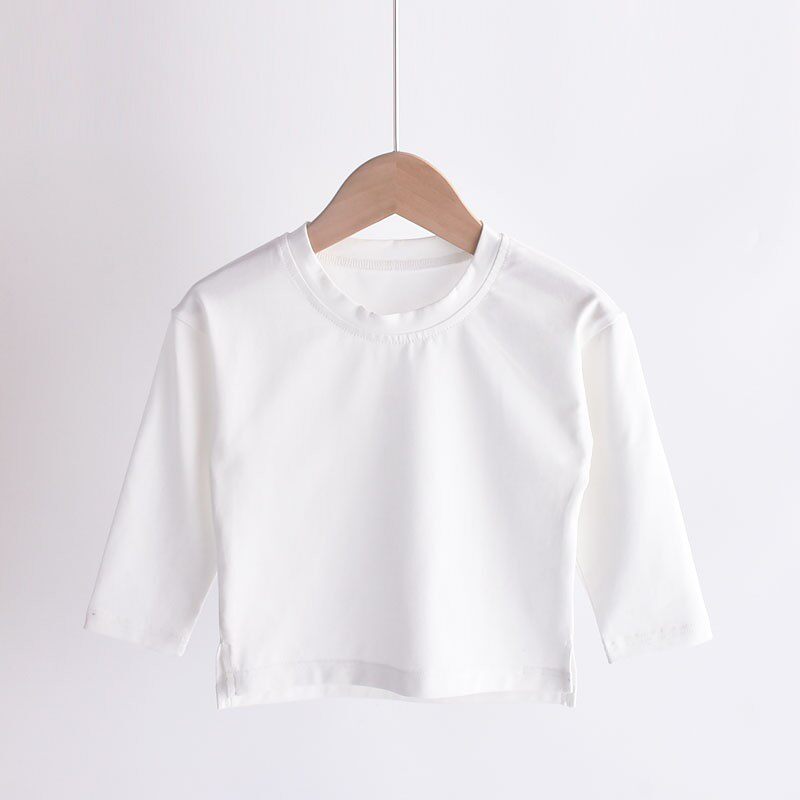 Boys wear long-sleeved white T-shirts, children's clothing, middle and small children's autumn clothing, 2022 children's trendy children's new bottoming shirts, Western style