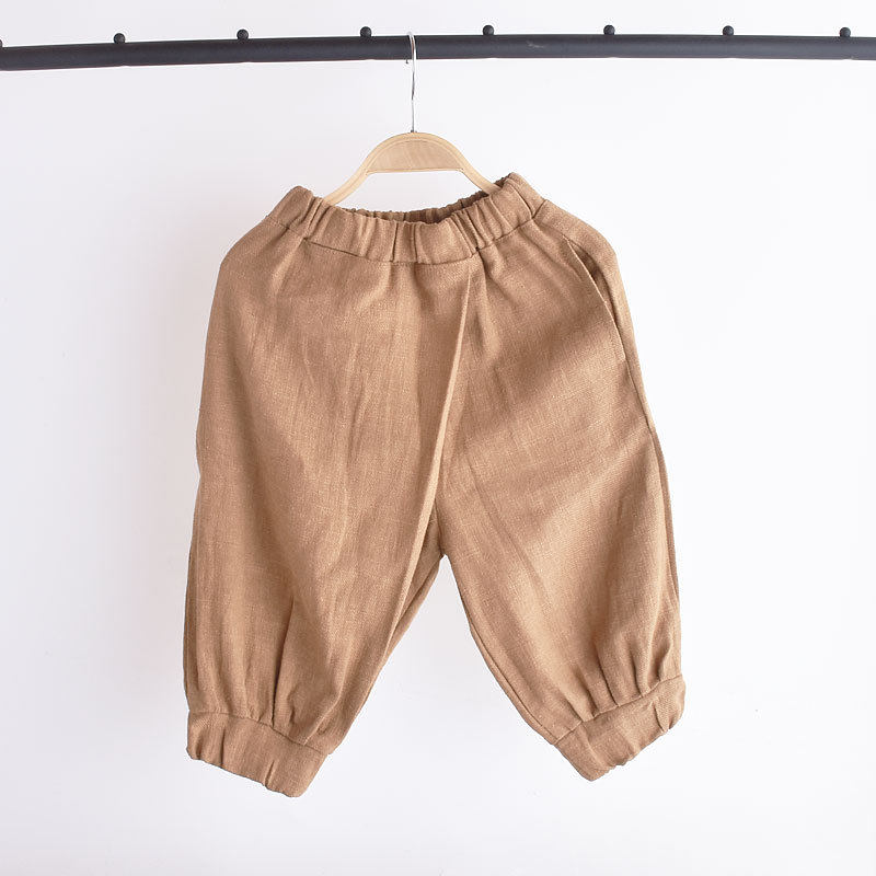 Boy Baby Casual Pants Children Spring Autumn Money 2022 New Korean Version Children Long Pants Boy Pants Loose 100 lap