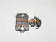 Suitable for Zongshen Seikelong RA2 motorcycle ZS/SR250-12 front and rear brake pads ABS CBS version