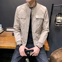 Coat men autumn 2021 New ins trend autumn clothes spring and autumn handsome baseball collar casual jacket